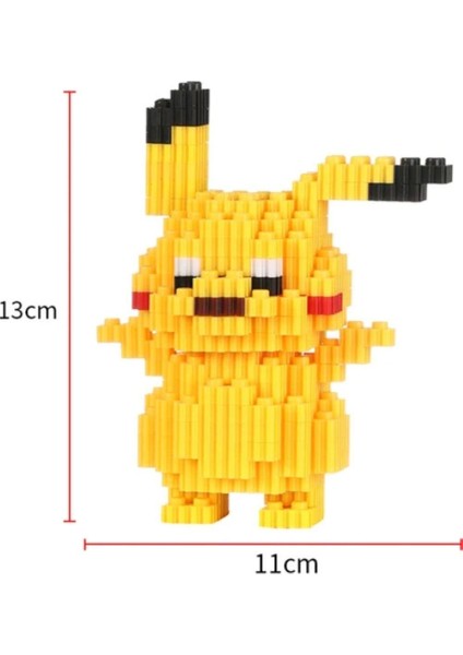 Pikachu 580 Parça Mini Blocks