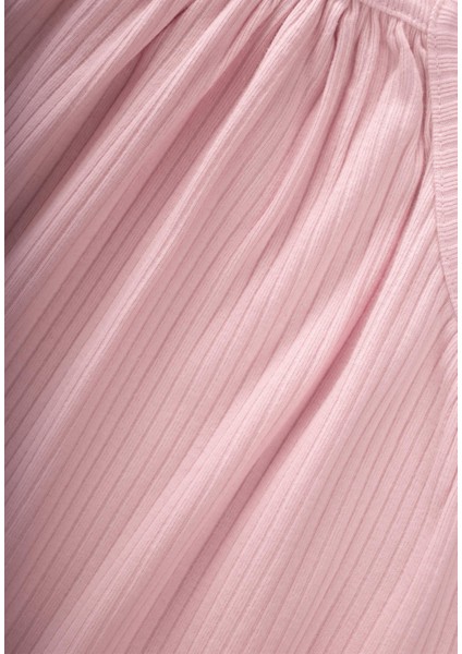 Askılı Elbise 1-7 Yaş Pudra Pembe