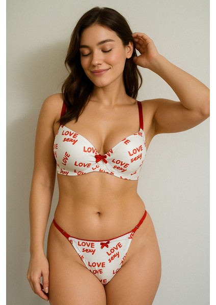 Love Secret Ayarlanabilen String Dolgulu Gawzera Sütyen Takımı