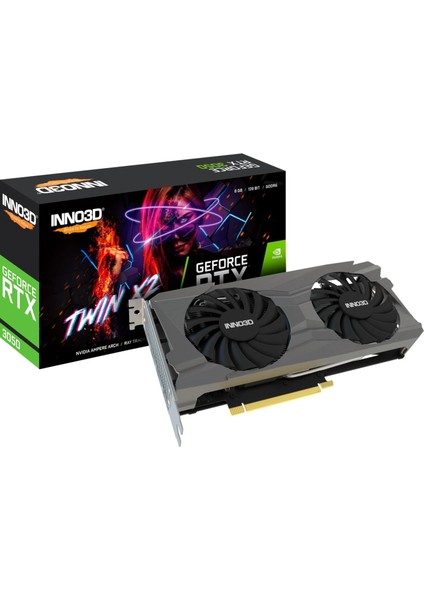 Geforce Rtx 3050 6gb Gddr6 96BIT Twın X2 Ekran Kartı