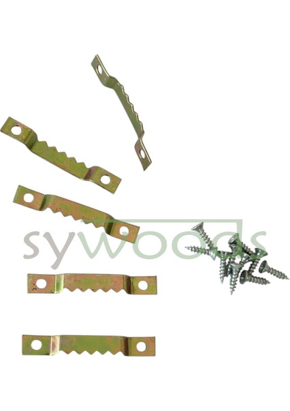 Küçük Timsah Tablo ve Çerçeve Askısı 5 Adet Vidalı Sarı Renk fiyatları