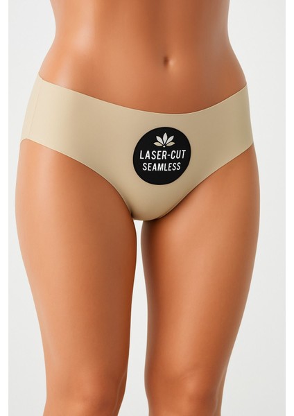 Papatya Iz Yapmayan Lazer Kesim Esnek Briefs Gawzera Külot