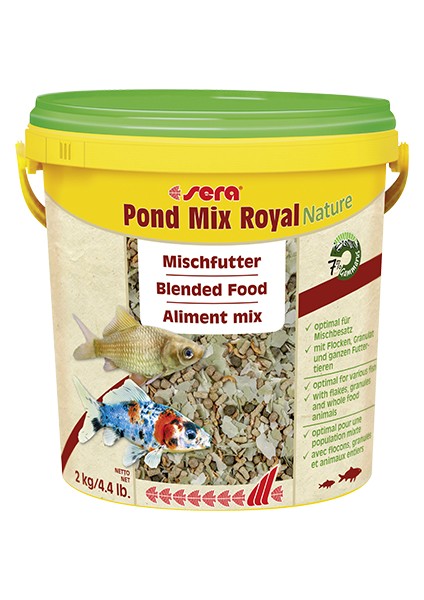 Pond Mix Royal Nature 50 Gr Poşette Gönderilir. Havuz Ve Japon Balığı Yemi