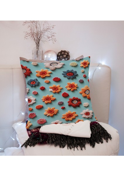 Embroıdery Ds5 Dijital Baskılı Kırlent Kılıfı fiyatları