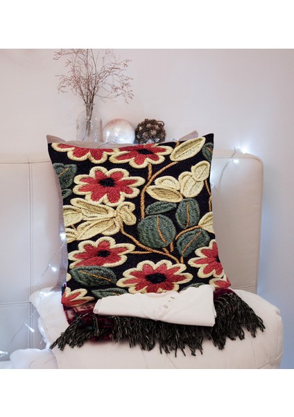 Embroıdery Ds4 Dijital Baskılı Kırlent Kılıfı fiyatları