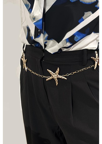 Deniz Yıldızı Figürlü Altın Kadın Kemer fırsatları