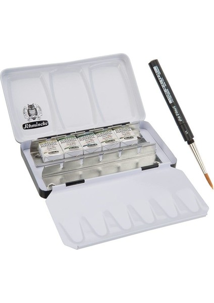 Horadam Aquarell Taş Tablet Sulu Boya Seti Supergranulation Deep Sea Yarım Tablet 5 Renk Metal Kutu fiyatları