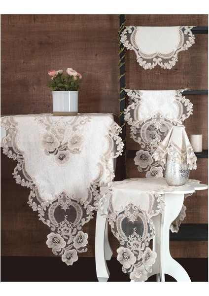 Daisy Lovel Kadife Salon Takımı 5 Parça modelleri