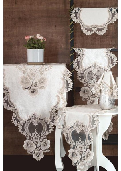 Daisy Lovel Kadife Salon Takımı 5 Parça fırsatları