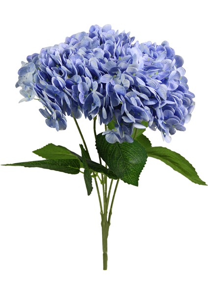 Yapay Ortanca Demeti Islak Dokulu Açık Mavi 43 cm