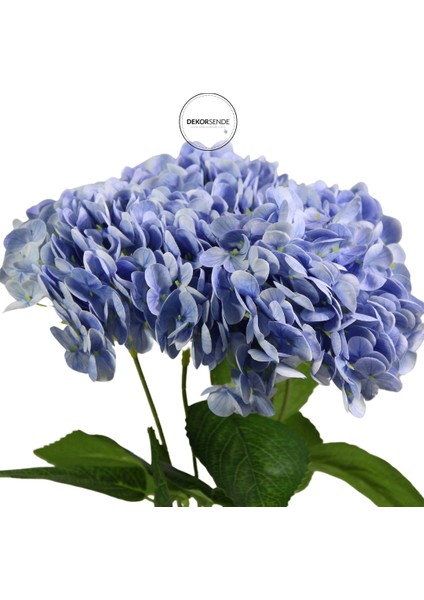 Yapay Ortanca Demeti Islak Dokulu Açık Mavi 43 cm fiyatları