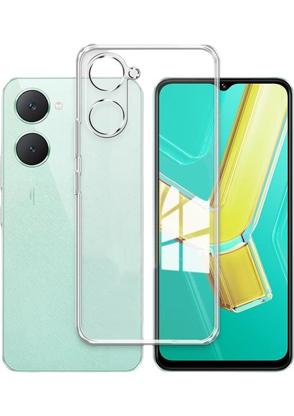 Vivo Y18 Kılıf Kamera Korumalı Silikon Şeffaf Kapak