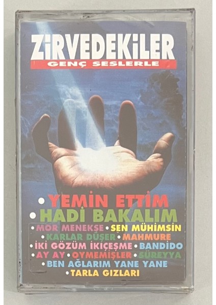 Zirvedekiler Genç Seslerle Kaset (Jelatininde Sıfır Orjnal Dönem Baskı Kaset)