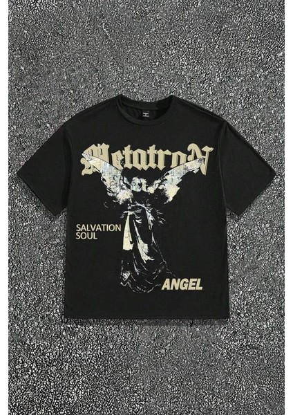 Siyah Metatron Angel Unisex T-Shirt