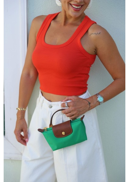 Turuncu U Yaka Fitilli Atlet fiyatları