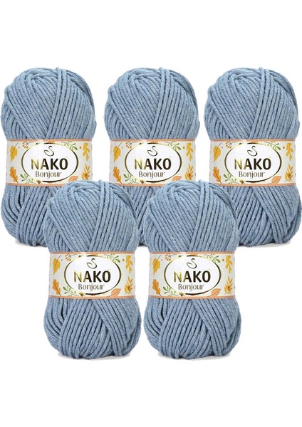 Örgü İpliği 5’li Paket – 100G x 5 – Kalın Sonbahar-Kış İpliği – Kazak, Hırka, Atkı Için