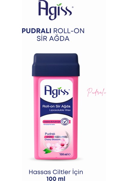s Roll-On Hassas Ciltler Pudralı Sir Ağda 100 ml x 3 Adet