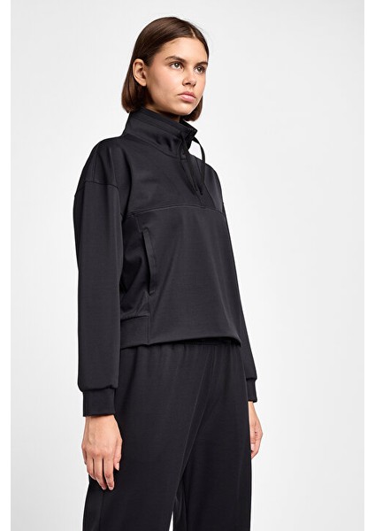 Kadın Antrenman Yarım Fermuarlı Sweatshirt 25B-2052 fiyatları