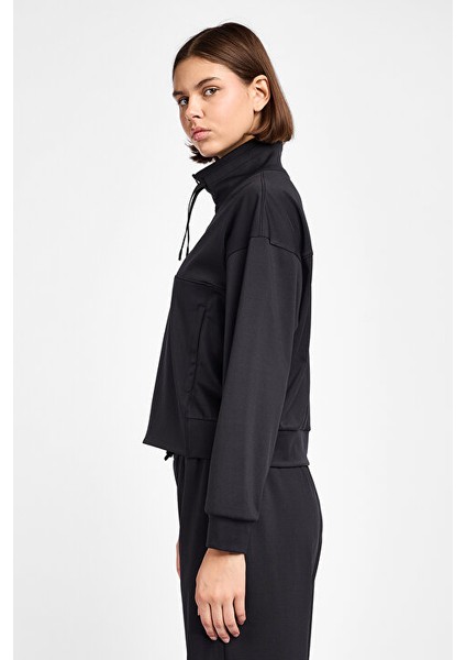 Kadın Antrenman Yarım Fermuarlı Sweatshirt 25B-2052 fırsatları