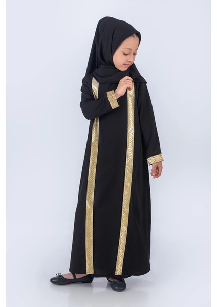 Medine Ipek Kumaş Eşarplı Ferace