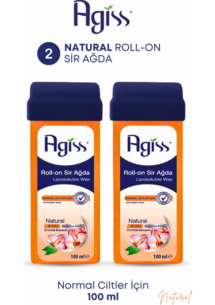 Natural Roll-On Sir Ağda 100 ml x 2