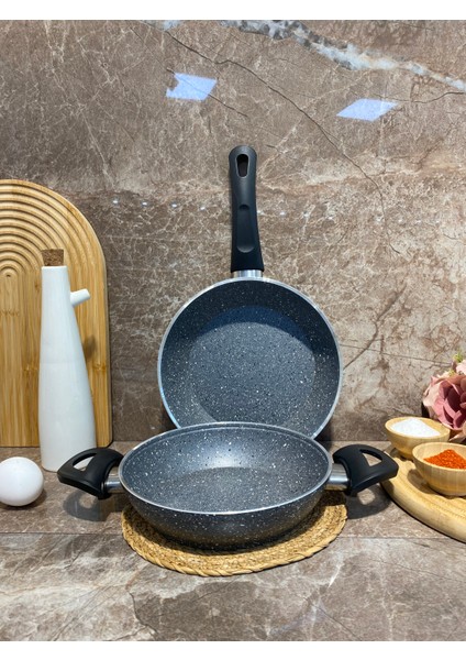 Elvira Granit Kahvaltılık Set Tava-Sahan