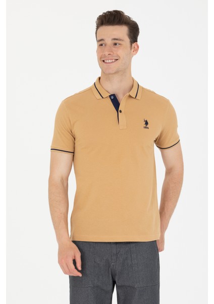 Erkek Camel Tişört Basic 50264890-VR015