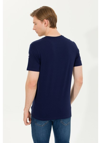 Erkek Lacivert Tişört Basic 50264916-VR033 indirimleri