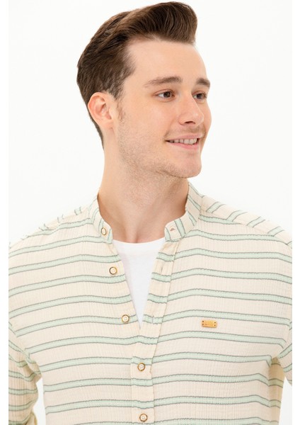 Erkek Nil Gömlek Desenli 50264099-VR083 indirimleri