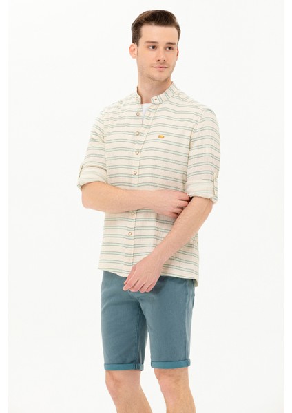 Erkek Nil Gömlek Desenli 50264099-VR083