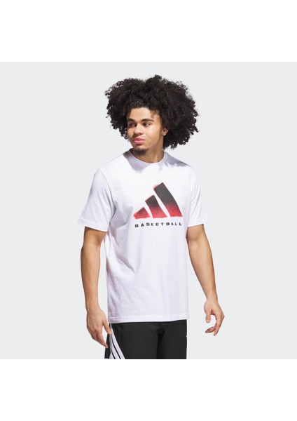 Hbr Tee Basketbol Grafikli Beyaz Erkek T-Shirt JV8423 modelleri