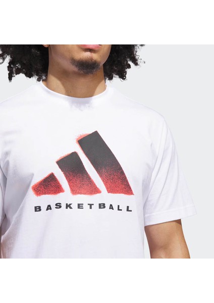 Hbr Tee Basketbol Grafikli Beyaz Erkek T-Shirt JV8423 indirimleri