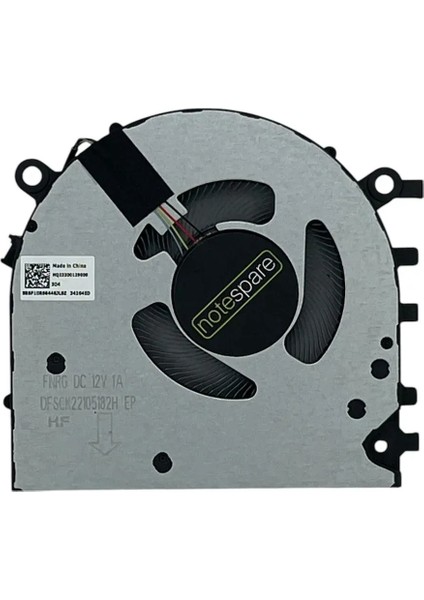 Lenovo Uyumlu Ideapad Creator 5-16ACH6 82L6000STX Cpu Fan, Işlemci Fanı 12V Versiyon