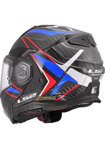 Advant x Karbon Future 2 Beyaz Mavi Çene Açılır Kask fiyatları