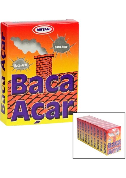 2 Adet Baca Kurum ve Soba Borusu Temizleyici Baca Açar
