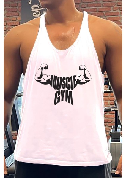 Muscleg Gym Fitness Tank Top Sporcu Atleti