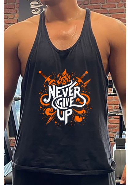 Sword Gym Fitness Tank Top Sporcu Atleti