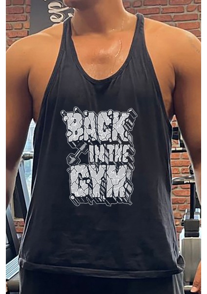 Backin Gym Fitness Tank Top Sporcu Atleti
