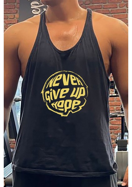 Bubble Gym Fitness Tank Top Sporcu Atleti