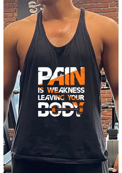 Weakness Gym Fitness Tank Top Sporcu Atleti