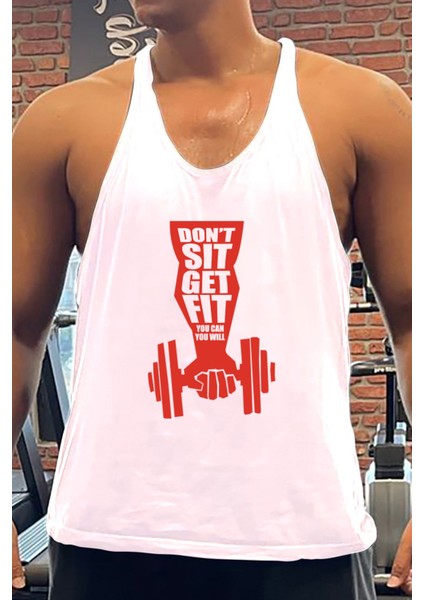 Dontsit Gym Fitness Tank Top Sporcu Atleti