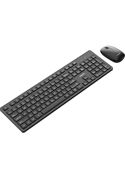 SPT6318 Kablosuz Türkçe Q Klavye ve Mouse Seti Siyah