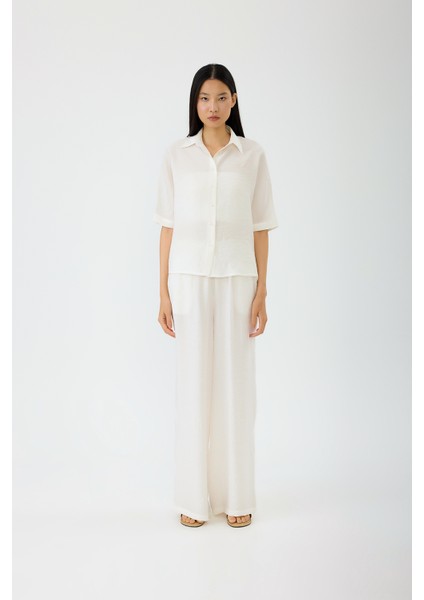 Geniş Paça Modal Pantolon