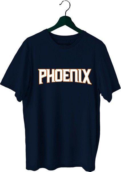 Phoenix Baskılı Basketbol T-Shirt Sporcu Tişörtü