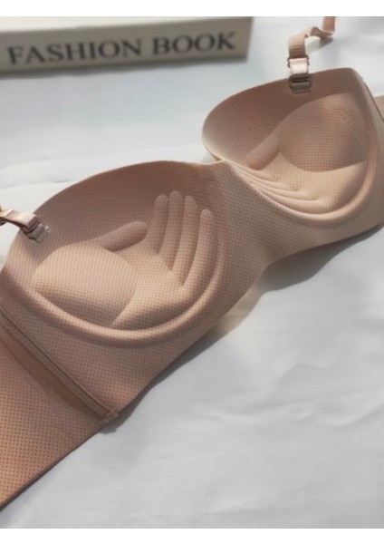 Ultra Konfor Dikişsiz Lazer Kesim Sütyen – Ten Rengi, Iz Yapmaz, Gün Boyu Rahatlık