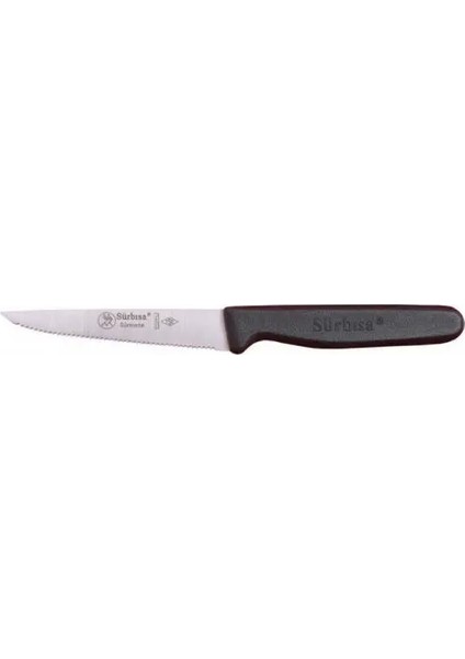 61004LZ - Sürmene Lazerli, Tırtıklı Sebze Bıçağı 9,5cm