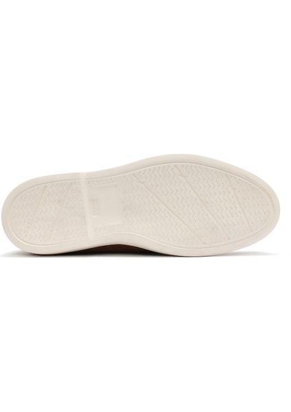 Erkek Taba Süet Deri Casual Loafer 25SFD750210