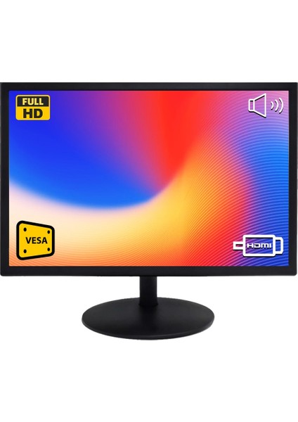 20 Inç HDMI VGA Hoparlörlü Full Hd Monitör
