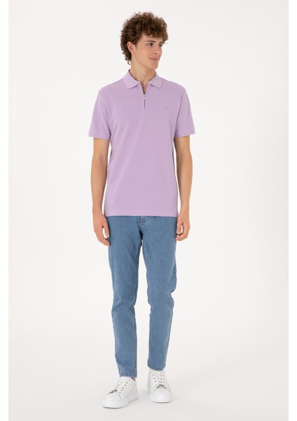 Erkek Lila Tişört 50306836-VR034