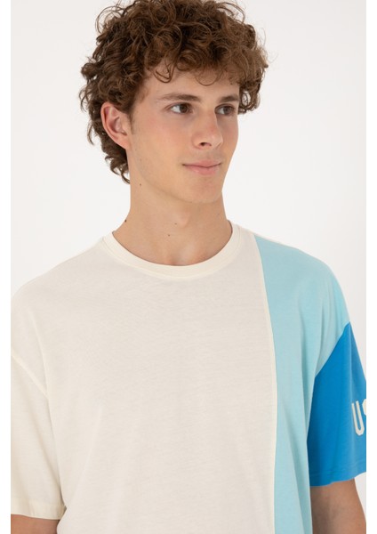 Erkek Ekru Tişört 50306896-VR019 fiyatları